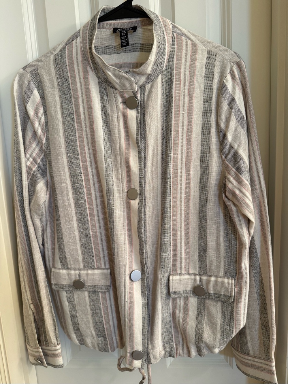 Linen blend jacket